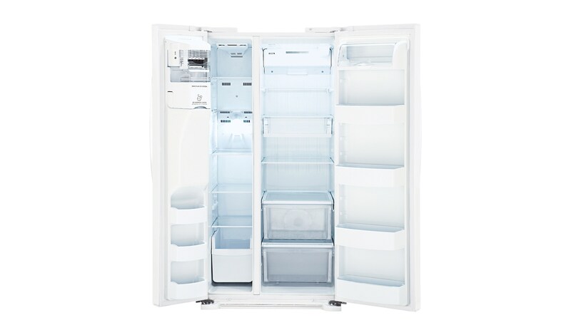 LG 33 PO, 22 PI 3 RÉFRIGÉRATEUR CÔTE-À-CÔTE AVEC DISTRIBUTEUR DE GLAÇONS ET D'EAU, LSXS22423W